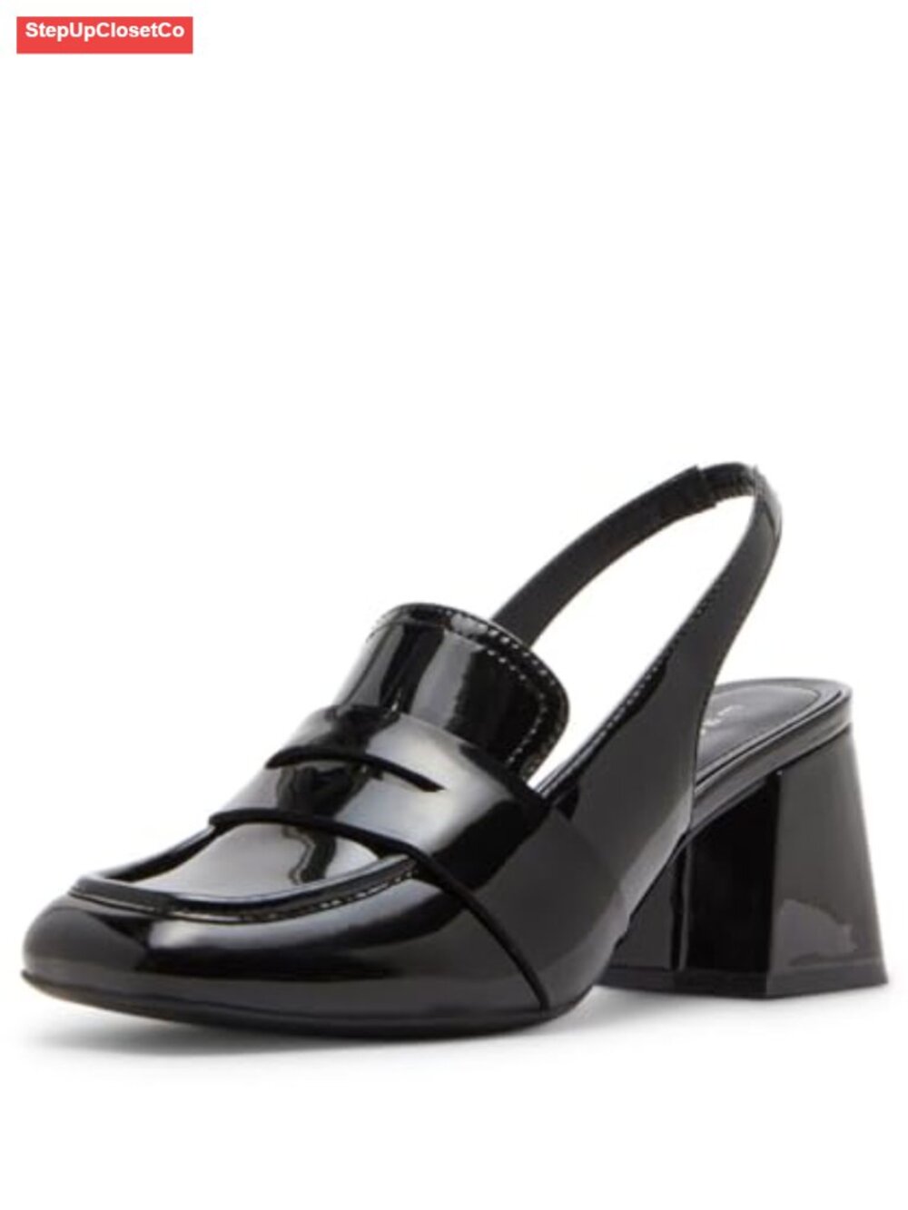 Madden Girl Heeled Pump Penny Keeper Detail Synthetic Lining